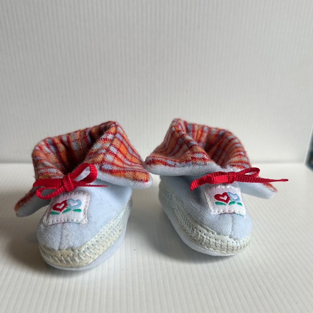 RETIRED: American Girl Bitty Twins Crazy Daisy Nightie Sets Slippers (2007)